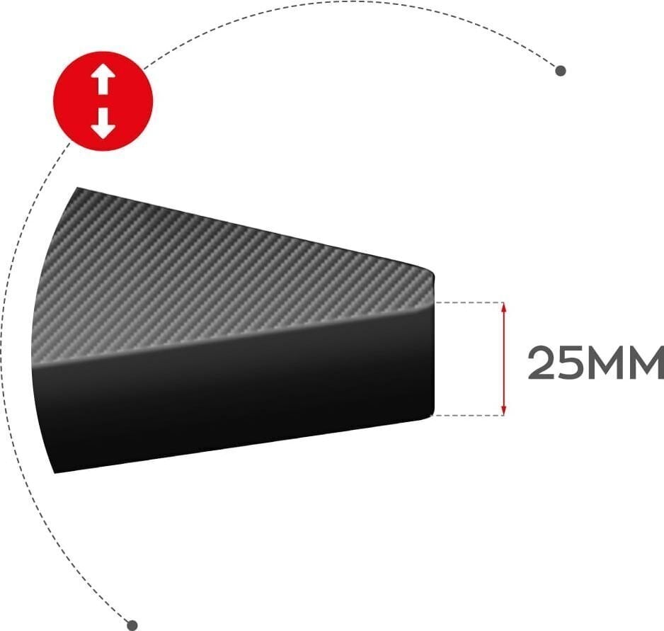 Mängurilaud Huzaro Hero 2.5, must hind ja info | Arvutilauad, kirjutuslauad | kaup24.ee