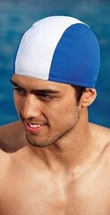 Ujumismüts FASHY Mens Cap, sinine/valge hind ja info | Ujumismütsid | kaup24.ee