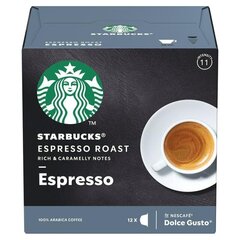 STARBUCKS Espresso Roast by NESCAFÉ DOLCE GUSTO tumeda röstiga kohvikapslid, 12 kapslit hind ja info | Kohv, kakao | kaup24.ee