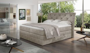 Кровать NORE Mirabel 01, 180x200 см, песочный цвет цена и информация | Кровати | kaup24.ee