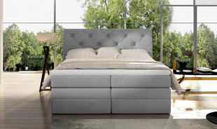 Кровать NORE Mirabel 05, 140x200 см, светло-серая цена и информация | Кровати | kaup24.ee