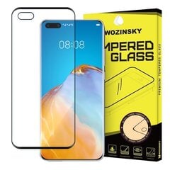 LCD kaitseklaas Wozinsky 5D sobivus telefoniümbrisega Huawei P40 must hind ja info | Ekraani kaitsekiled | kaup24.ee