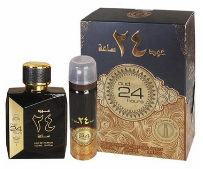 Meeste parfüüm Oud 24 Hours Al Zaafaran 100 ml + deodorant 50 ml цена и информация | Meeste parfüümid | kaup24.ee