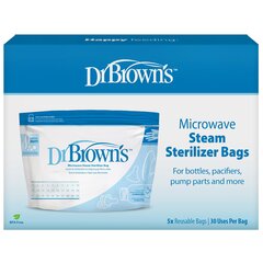 Mikrolaineahju sterilisaator-kotid Dr. Brown`s hind ja info | Lutipudelite soojendajad ja sterilisaatorid | kaup24.ee