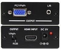 HDMI-VGA Adapter Startech HDMI2VGA   Must hind ja info | USB jagajad, adapterid | kaup24.ee