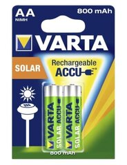 Varta akud Recharge Accu Solar AA NiMH 800mAh, 2tk цена и информация | Батарейки | kaup24.ee