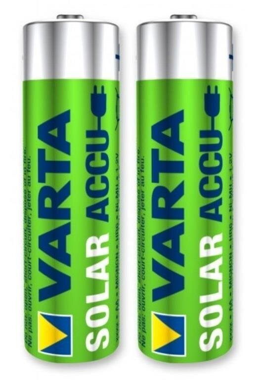 Varta akud Recharge Accu Solar AA NiMH 800mAh, 2tk hind ja info | Patareid | kaup24.ee