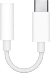 Apple USB-C to 3.5 mm Headphone Jack Adapter - MU7E2ZM/A hind ja info | Apple Arvutite lisaseadmed | kaup24.ee