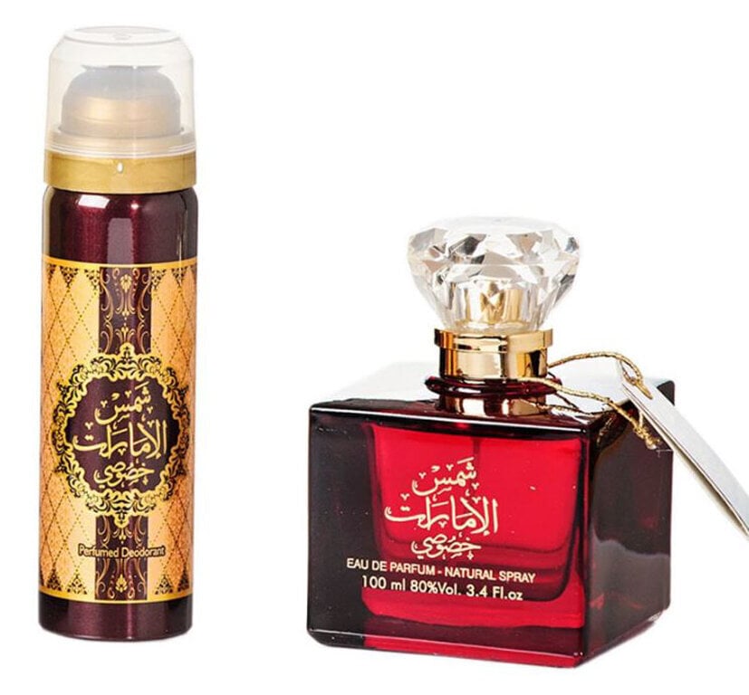 Parfüümvesi naistele "Shams Al Emarat Khususi" 100 ml deodorandiga 50 ml цена и информация | Naiste parfüümid | kaup24.ee