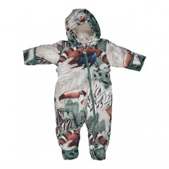 Kombinesoon Lodger Skier Bot Animal, 12-18 kuud, Papagoi цена и информация | Зимняя одежда для детей | kaup24.ee