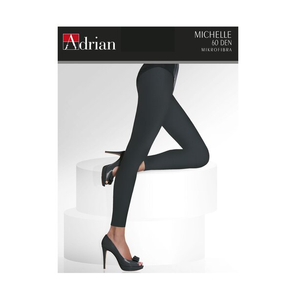 Naiste legginsid suurtele suurustele Adrian Michelle 60 den nero hind |  kaup24.ee