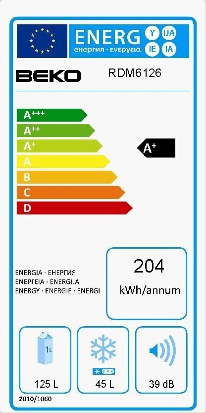 Külmik BEKO RDM 6126 цена и информация | Külmkapid | kaup24.ee