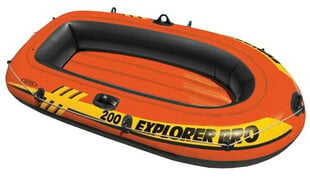 Надувная лодка Explorer Pro 200 Intex (196 x 102 x 33 cм) цена и информация | Лодки и байдарки | kaup24.ee