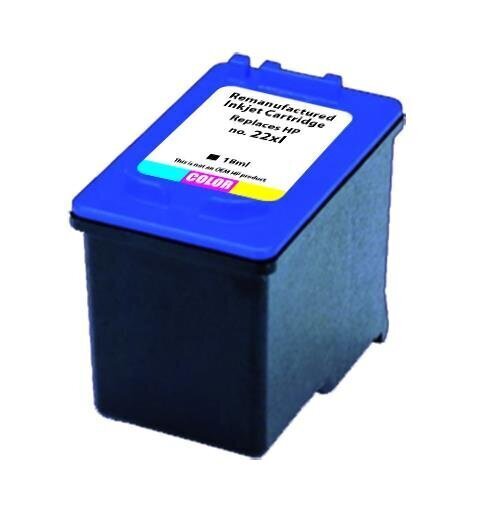 Tindikassett B-H22 (Analoog HP 22XL C9352A; 20 ml; Värviline) XL kassett цена и информация | Tindiprinteri kassetid | kaup24.ee