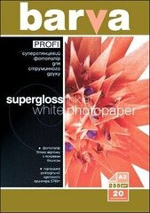 Фотобумага Barva Profi Super Glossy, 255 г / м², A3, 20 листов цена и информация | Канцелярские товары | kaup24.ee