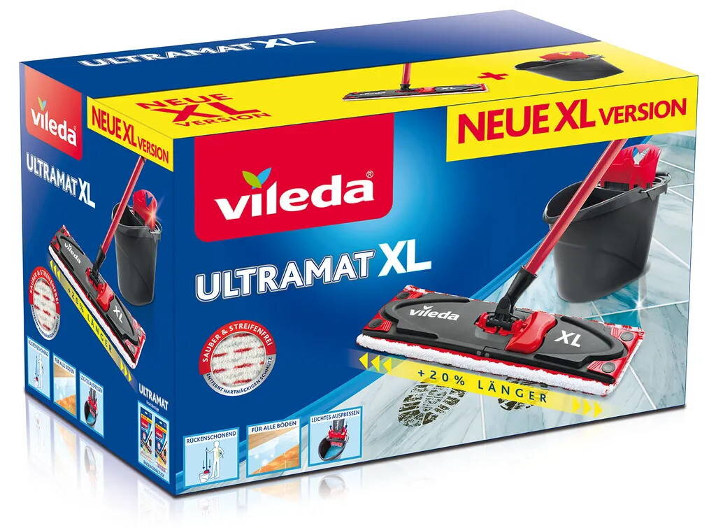 Vileda põranda puhastamise komplekt Ultramax BOX XL, 2-osaline hind ja info | Puhastustarvikud | kaup24.ee