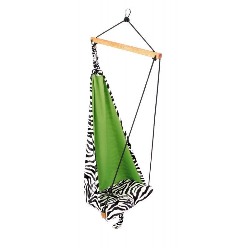 Ripptool HANG MINI Zebra, roheline hind ja info | Võrkkiiged | kaup24.ee