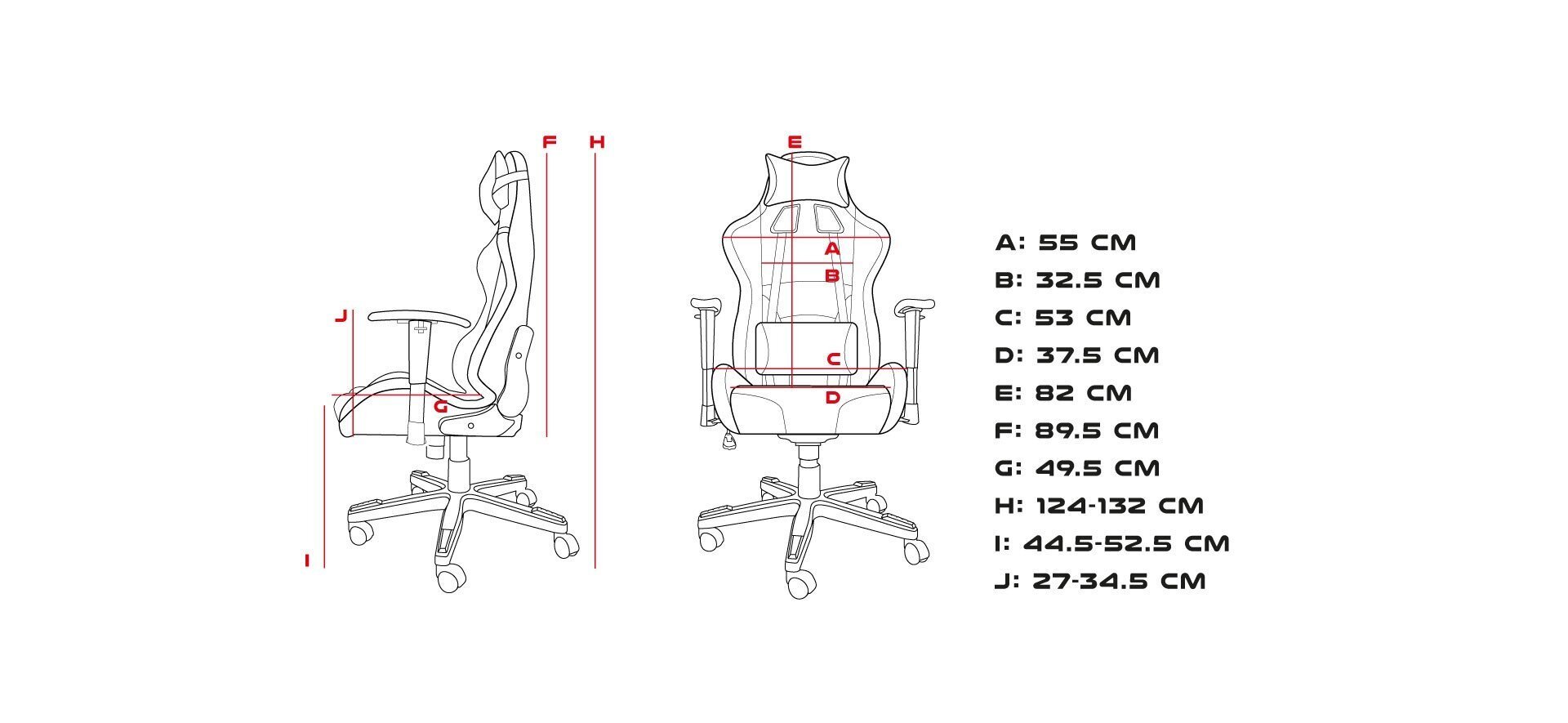 ▷ GENESIS Trit 600 RGB Sedia per gaming universale Seduta