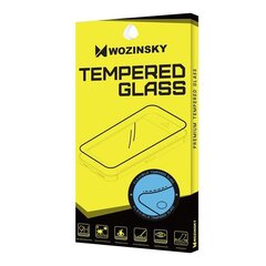 Kaitseklaas Wozinsky Full Cover Flexi Nano Glass Hybrid Screen Protector telefonile iPhone 12 Mini, must цена и информация | Защитные пленки для телефонов | kaup24.ee