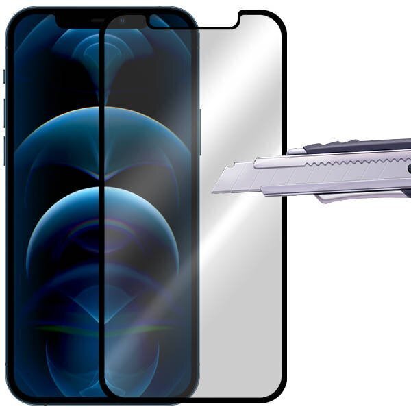 5D Tempered Glass kaitseklaas Apple iPhone 12 / 12 Pro jaoks, Must hind ja info | Ekraani kaitsekiled | kaup24.ee