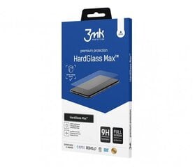 Kaitseklaas 3MK HardGlass Max telefonile Apple iPhone 12 Pro Max, must hind ja info | Ekraani kaitsekiled | kaup24.ee