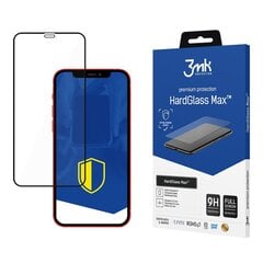 3MK HardGlass Max защитное стекло для
Apple iPhone 12/12Pro, черное цена и информация | Защитные пленки для телефонов | kaup24.ee