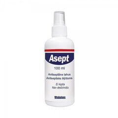 Antiseptiline lahus Asept 100 ml sprei hind ja info | Esmaabi | kaup24.ee