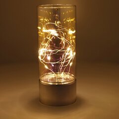 Стеклянная декорация светящийся бокал 20 LED, теплый белый свет, RETLUX RXL 360 цена и информация | Рождественские украшения | kaup24.ee