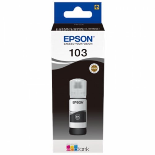 Epson 103 ECOTANK INK (C13T00S14A), Black цена и информация | Tindiprinteri kassetid | kaup24.ee