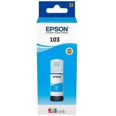 Epson 103 ECOTANK INK (C13T00S24A), Cyan hind ja info | Tindiprinteri kassetid | kaup24.ee