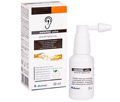 Salorhini kõrva hügieenisprei (100% looduslik), 30 ml цена и информация | Põetamiseks | kaup24.ee