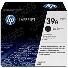 HP No.39A (Q1339A), must kassett hind ja info | Laserprinteri toonerid | kaup24.ee