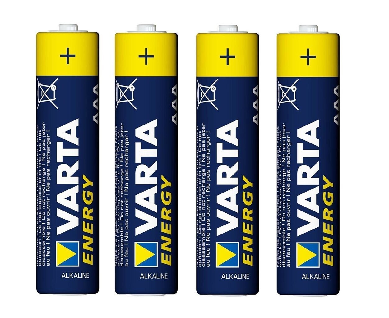 Leelispatarei VARTA R3 (AAA) 4 tk, energy цена и информация | Patareid | kaup24.ee