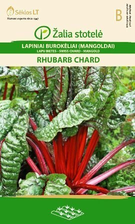 Lehtpeet (mangold) Rhubarb Chard hind ja info | Köögivilja-, marjaseemned | kaup24.ee