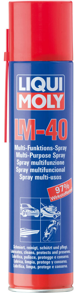 Multifunktsionaalne pihustusõli Liqui Moly LM-40 hind ja info | Autokeemia | kaup24.ee