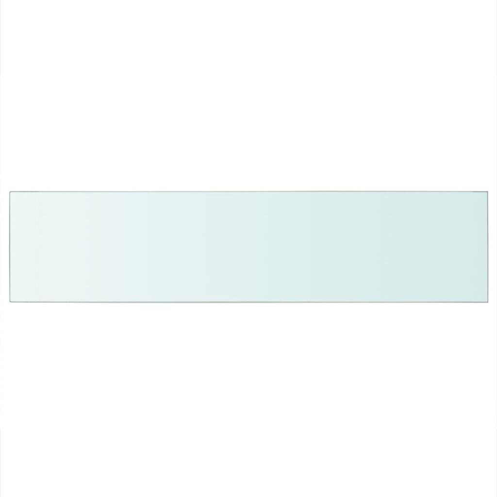 Läbipaistvast klaasist riiuliplaat, 110x25 cm цена и информация | Riiulid | kaup24.ee