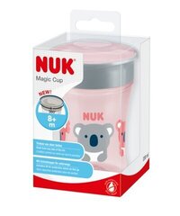 Joogitops NUK Magic Cup, 230 ml, 8+ elukuud, roosa hind ja info | Lutipudelid ja aksessuaarid | kaup24.ee