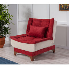 Кресло Artie Kelebek, красное/бежевое цена и информация | Кресла в гостиную | kaup24.ee