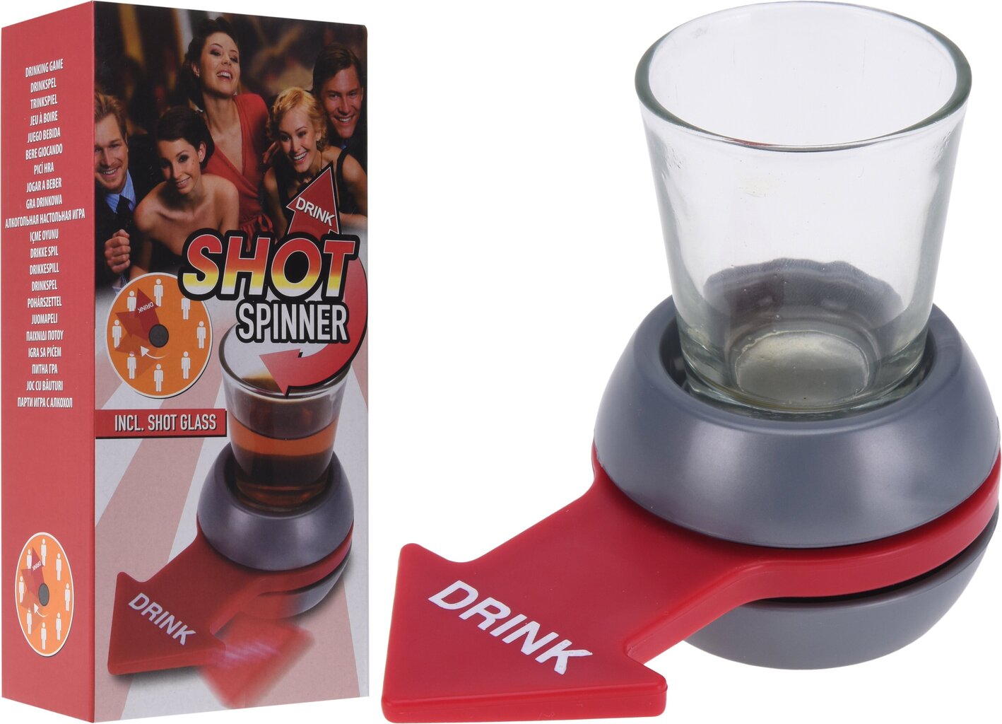 Seltskonnamäng „Free and Easy Shot Spinner“ цена и информация | Originaalsed seltskonnamängud | kaup24.ee