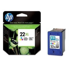 Струйный картридж Hp No.22 XL (C9352CE), трехцветный цена и информация | Картриджи для струйных принтеров | kaup24.ee