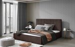 Кровать NORE Audrey 02, 160x200 см, коричневая