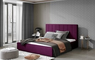 Voodi NORE Audrey 06, 160x200cm, lilla hind ja info | Voodid | kaup24.ee