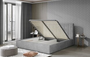 Кровать NORE Audrey 07, 160x200 см, черная цена и информация | Кровати | kaup24.ee