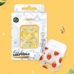 Kingxbar AirPods Case Silicone Protective Box for AirPods headphones Yellow Marble hind ja info | Kõrvaklapid | kaup24.ee