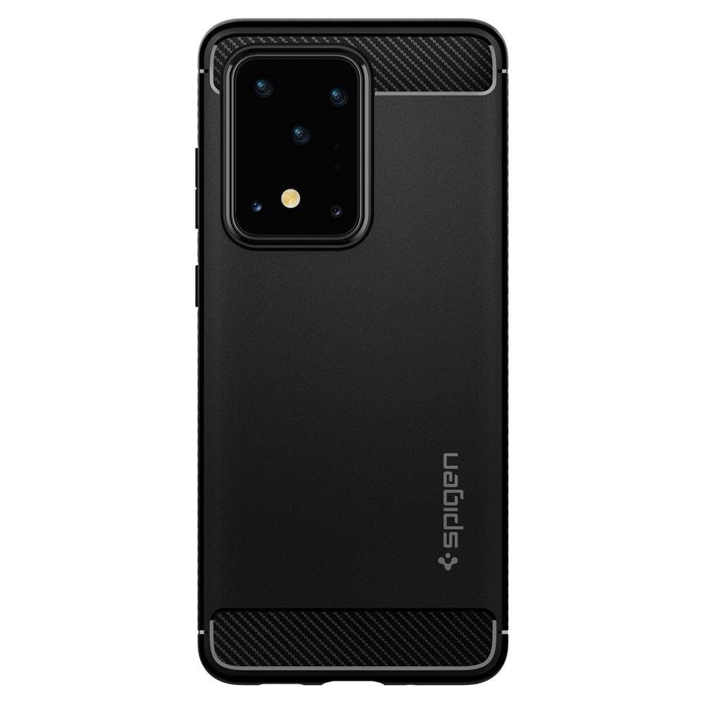 Spigen Rugged Armor Galaxy S20 Ultra Matte Black цена и информация | Telefoni kaaned, ümbrised | kaup24.ee