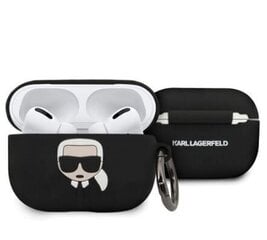 Силиконовый чехол Karl Lagerfeld для Airpods Pro, черный цена и информация | Наушники | kaup24.ee