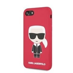 Karl Lagerfeld Full Body Silicone Case for iPhone 7/8/SE2020 Red цена и информация | Чехлы для телефонов | kaup24.ee