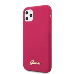 Жесткий чехол Guess GUHCN65LSLMGRE  для iPhone 11 Pro Max с логотипом Vintage Gold, красный цена и информация | Чехлы для телефонов | kaup24.ee