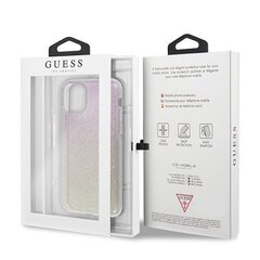 Guess GUHCN58PCUGLGPI Hard Gradient Glitter Case Чехол для Apple iPhone 11 Pro Розовый - Золотой цена и информация | Чехлы для телефонов | kaup24.ee