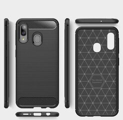 Силиконовый чехол Fusion Trust Back Case для Samsung A215 Galaxy A21, черный цена и информация | Чехлы для телефонов | kaup24.ee